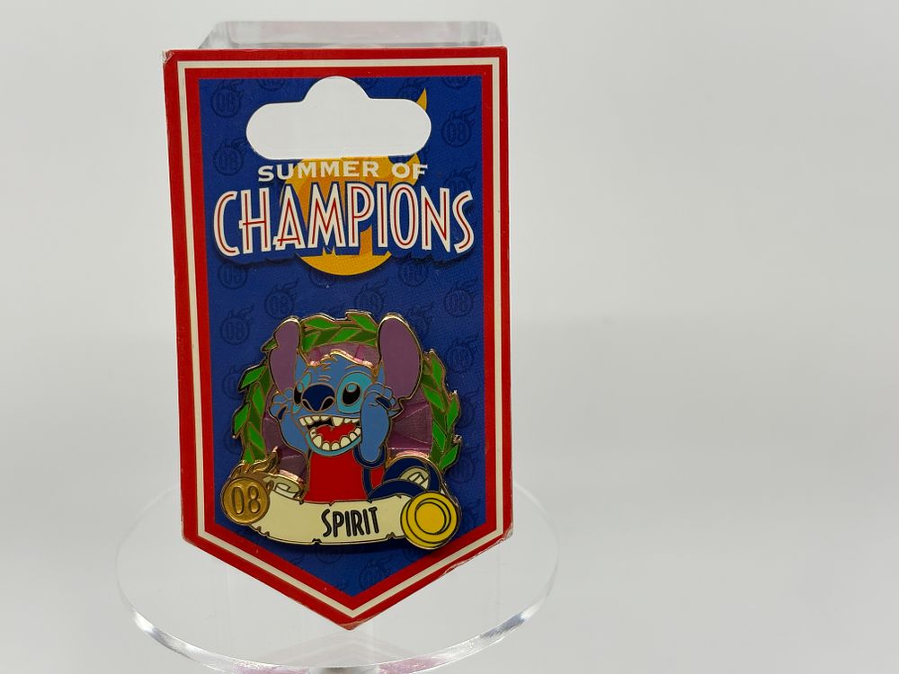 Stitch Spirit Pin // Summer of Champions Pin Event 2008. Pin Event