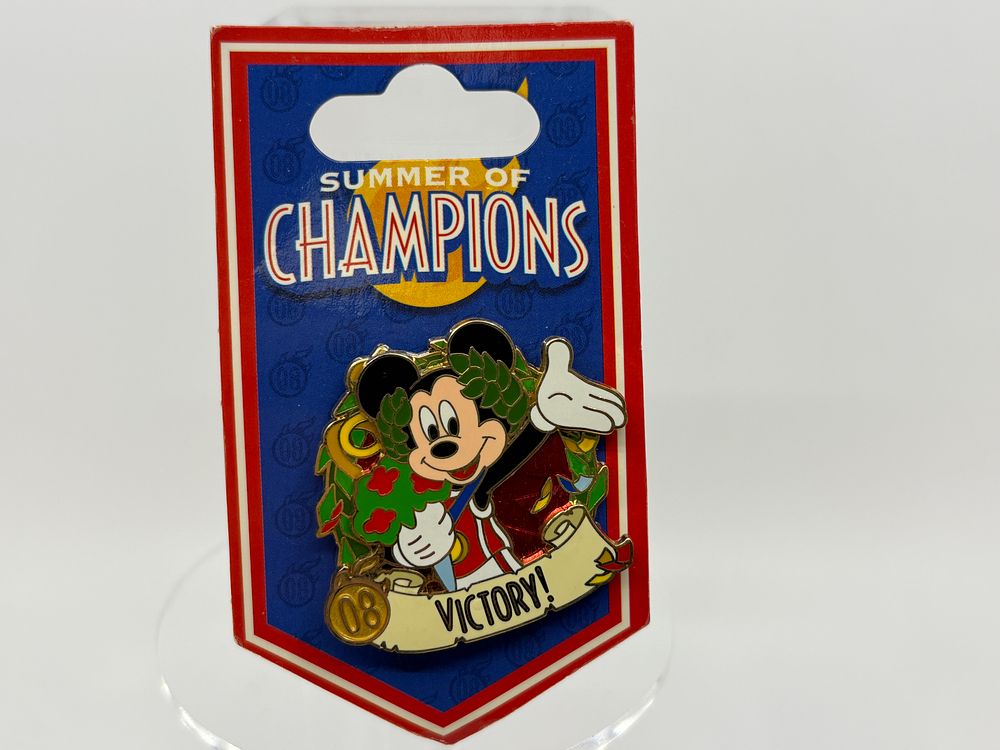Mickey Victory Pin // Summer of Champions Pin Event 2008. Pin Event