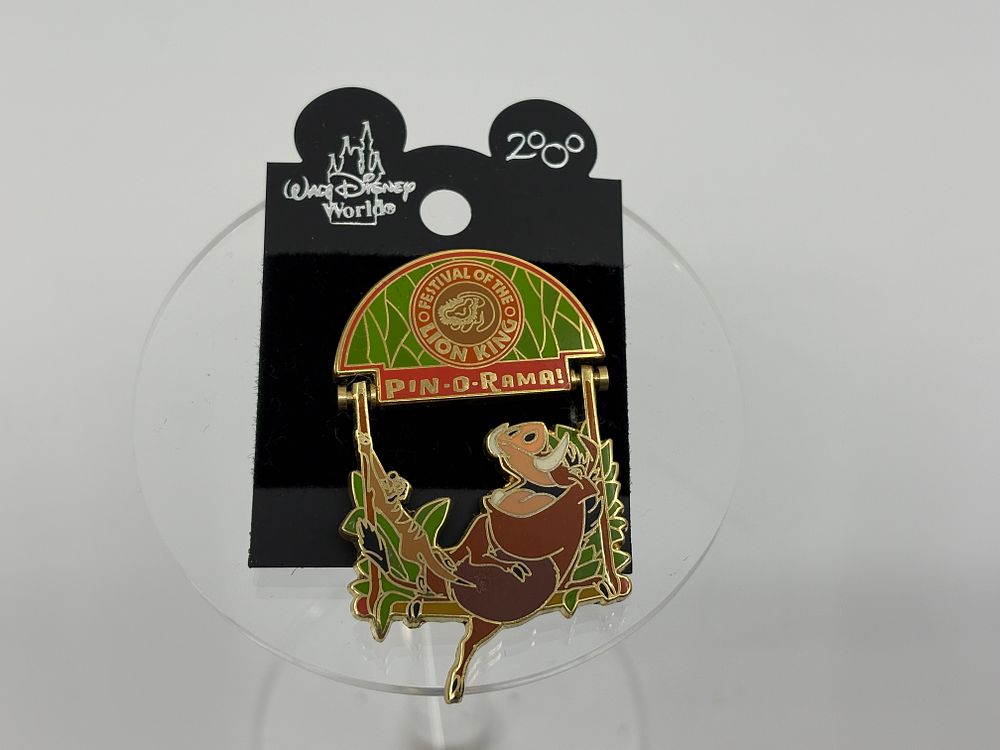 Timon and Pumbaa Festival of the Lion King Swing Pin LE1500 // Chester & Hester's Pin-O-Rama 