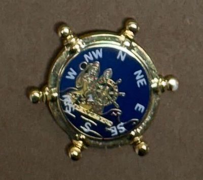 DCL Helmsman Mickey Ship's Wheel Pin