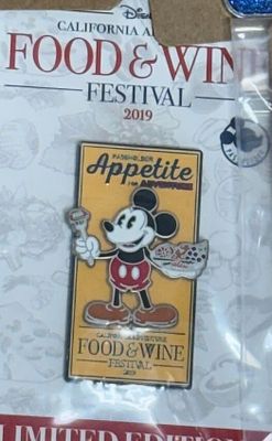 EPCOT International Food & Wine Festival Passholder Pin