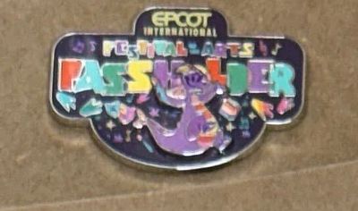 EPCOT International Festival of the Arts Figment Pin