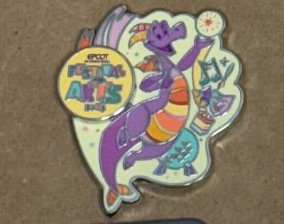 EPCOT International Festival of the Arts Figment Pin