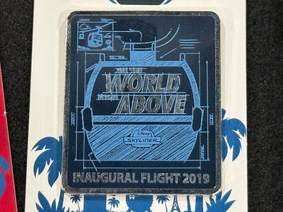 Disney Skyliner World Above Inaugural Flight 2019 Pin. PP136992