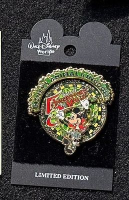 Disney's Animal Kingdom 5th Anniversary Mickey Spinner Pin. PP21390