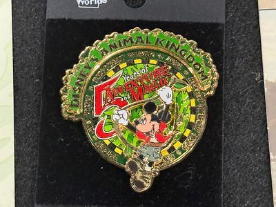 Disney's Animal Kingdom 5th Anniversary Mickey Spinner Pin. PP21390