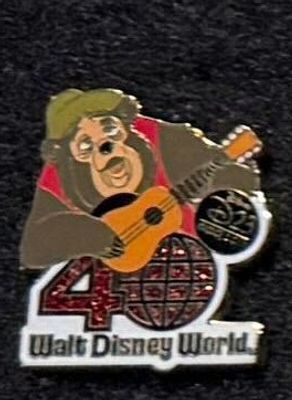 Walt Disney World 40th Anniversary Big Al Chaser Red Glitter D23 2011 Mystery Set Pin. PP86225