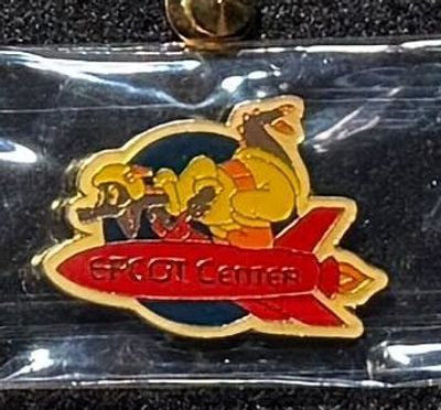 EPCOT Center Figment on Rocket Pin
