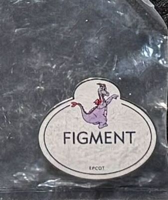 Figment CM Name Tag Cast Exclusive Pin