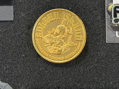 Tokyo Disneyland Golden Island Polynesian Terrace Restaurant Brooch Back Pin