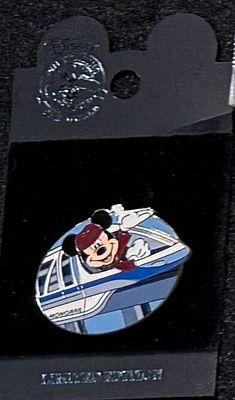 Mickey Monorail Pilot Pin
