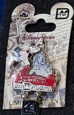 Walt Disney World 40th Anniversary I Was There Dangle Pin