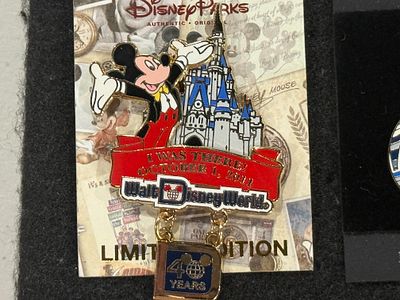 Walt Disney World 40th Anniversary I Was There Dangle Pin