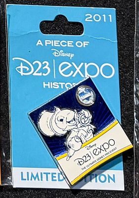 D23 Expo 2011 Piece of Disney History Jiminy Cricket Pin. PP90738