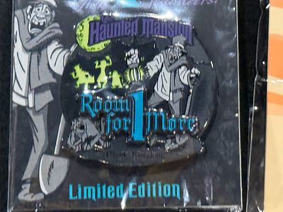Haunted Mansion Room For One More Volunteer (Glow in the Dark) Pin. PP132483