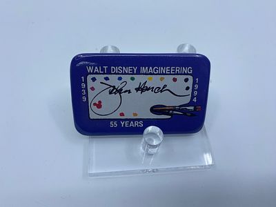Walt Disney Imagineering 55 Years 1994 Button John Hench