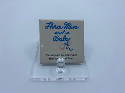 Disney Cast Three Men and a Baby Movie Button