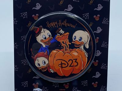 D23 Huey Dewey Louie Halloween Button
