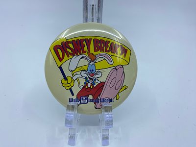 Roger Rabbit Disney Break '91 Button