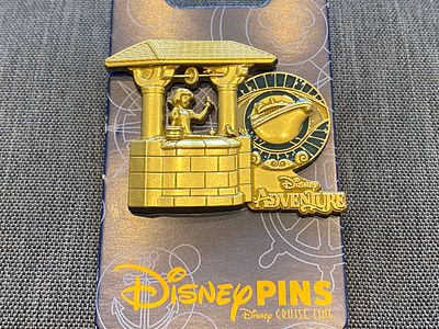 DCL Disney Adventure Bronze Wishing Well Pin