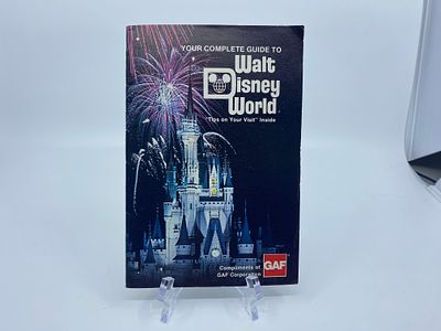 Vintage Ephemera 1980s GAF Your Complete Guide to Walt Disney World