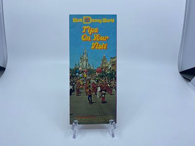 Vintage Ephemera 1970s Walt Disney World Tips on Your Visit Pamphlet Park Guide Map
