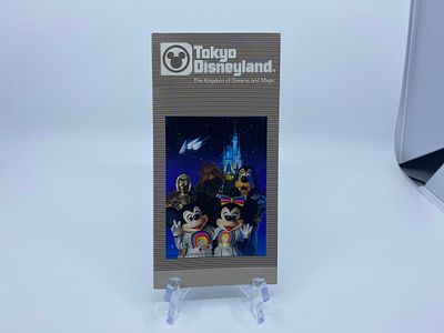 Vintage Ephemera 1990 Tokyo Disneyland Guide Book Star Tours Opening