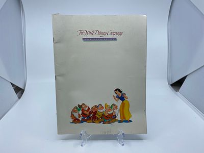 The Walt Disney Company 1986 Annual Report Snow White