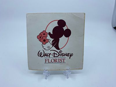 Vintage WDW Walt Disney Florist Sticker