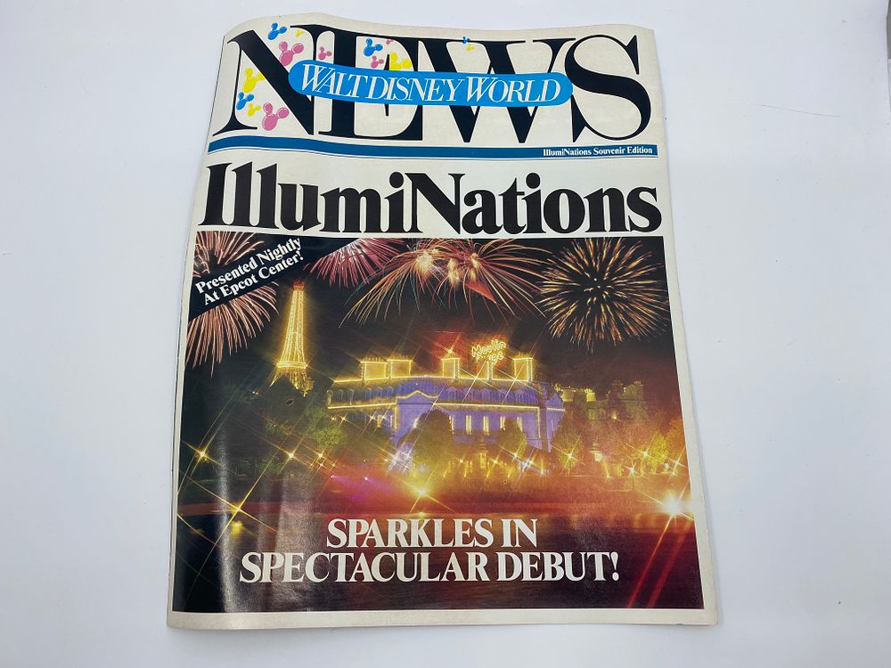 1988 Walt Disney World News Souvenir Edition Newspaper IllumiNations