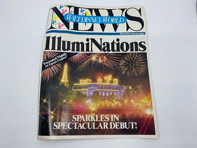 1988 Walt Disney World News Souvenir Edition Newspaper IllumiNations