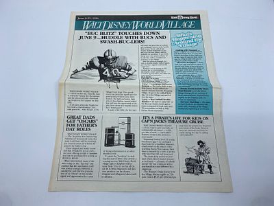 Walt Disney World Village Newspaper June 1984