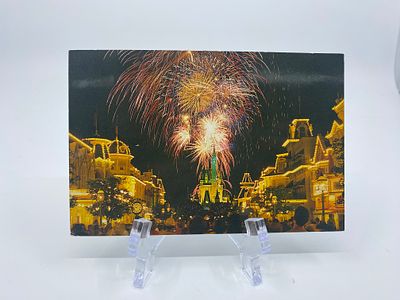 Walt Disney World Main Street Fireworks Postcard Used