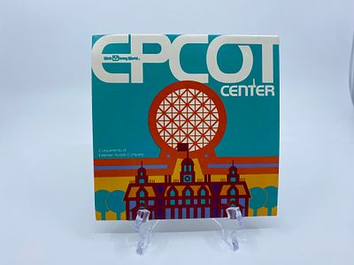 Walt Disney World EPCOT Center Spinner Guide Map