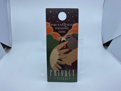 Disneyland Grand Californian Hotel Privacy Door Hanger