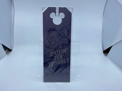 Splash Mountain Lookin' Fer Trouble Door Hanger