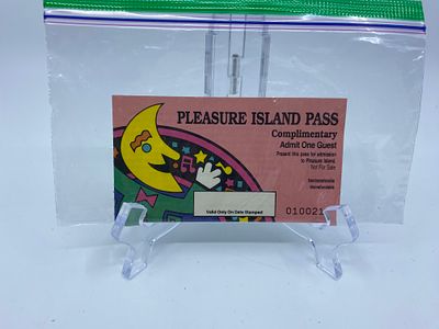 Pleasure Island Complimentary Ticket Unused