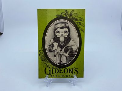 Gideon's Bakehouse Menu Postcard Skunk Ape July 2024 Flavors of Florida