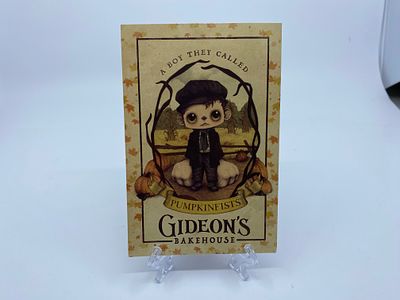 Gideon's Bakehouse Menu Postcard Pumpkinfists November