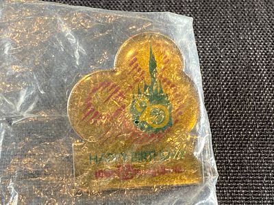 Vintage Walt Disney World 20th Anniversary Logo Pin