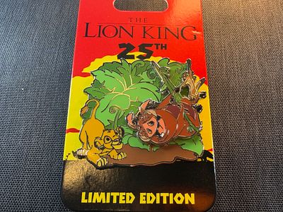 Lion King 25th Anniversary Timon & Pumbaa with Simba LE
