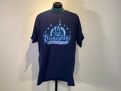 Disneyland Dark Blue Happiest Place On Earth T-Shirt Size 2XL
