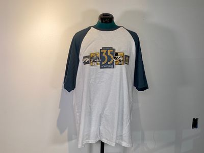 White Hollywood Studios 35th Anniversary Graphic T-Shirt Size XXL