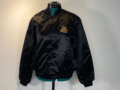 Vintage Black Port Orleans Resort Zip-Up Jacket Size XL