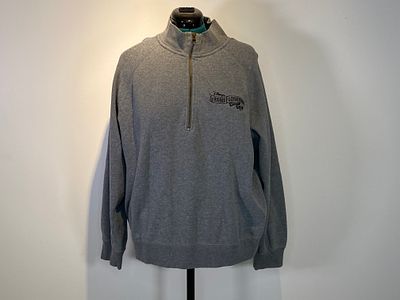 Grey Grand Floridian Resort Quarter-Zip Long Sleeve Shirt Size XXL