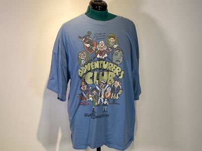 Light Blue WDW Adventures Club Graphic T-Shirt Size XL