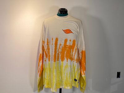 White Orange and Yellow Tie-Dye Disney Cruise Line Halloween Spirit Jersey Size XXL