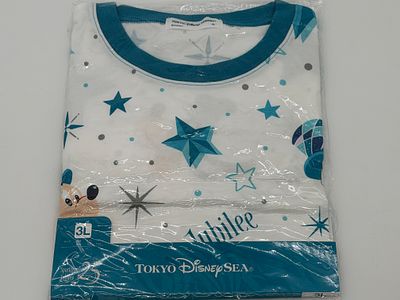 Tokyo DisneySea 25th Anniversary Sparkling Jubilee T-Shirt Size 3L