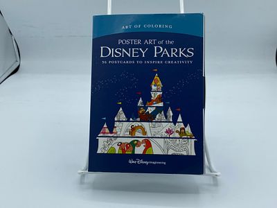 D23 Art of Coloring Disney Parks Posters Postcard Set of 36