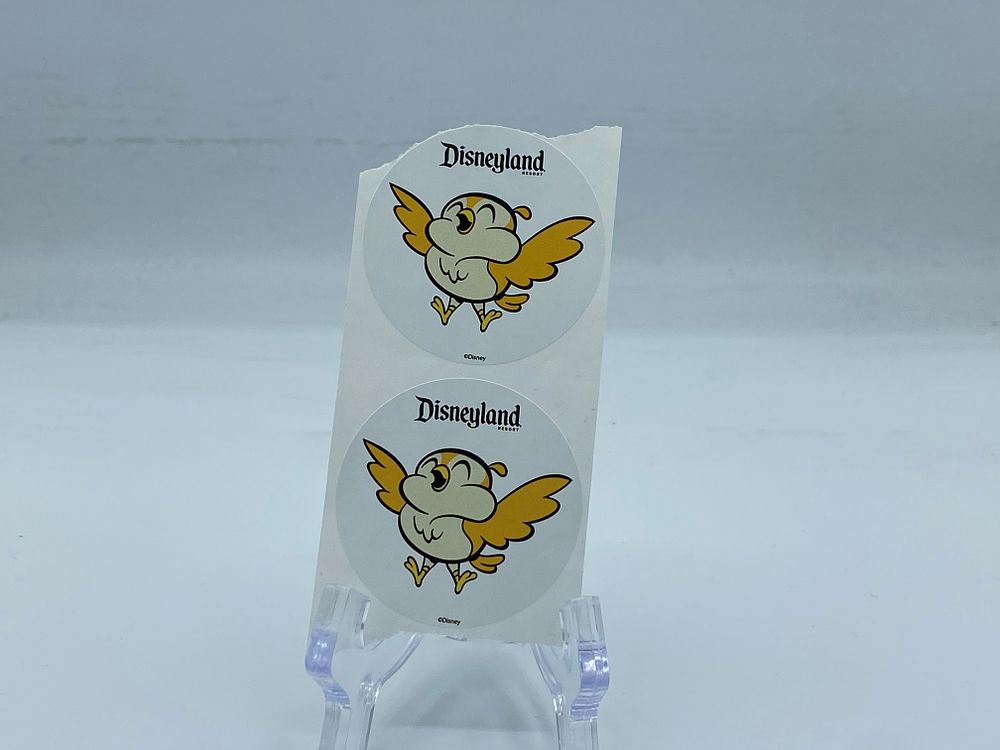 Disneyland Chuuby The Merchandise Bird Stickers Set of 2